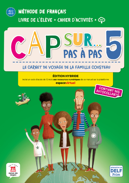 Cap sur… pas à pas 5 – Édition hybride – Livre de l’élève + Cahier d’activités + audio MP3 - 9788419236951 - front cover