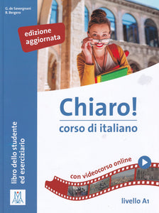 Chiaro! A1. Book + online audio + video - 9788861826236 - front cover
