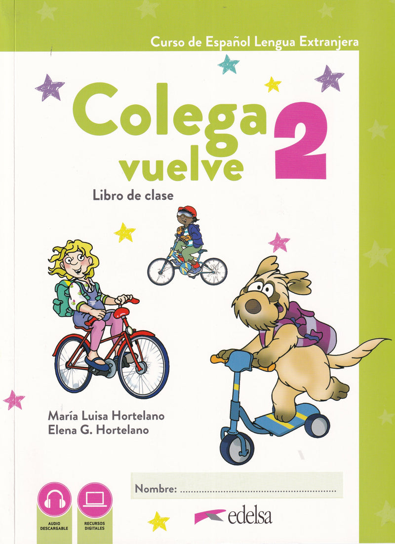 Colega Vuelve 2 (A1.2). Pack alumno (libro + ejercicios + carpeta de láminas) - 9788490817759 - front cover