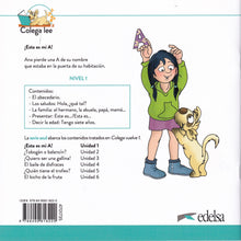 Colega lee - ¡Esta es mi A! + online - 9788490818220 - back cover