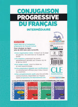 Conjugaison progressive du français - Niveau intermédiaire (A2/B1) - Livre + Appli-web + Audio téléchargeable en ligne  - 9782090398441 - back cover