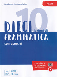 DIECI lezioni di grammatica. Book + video. A1/A2