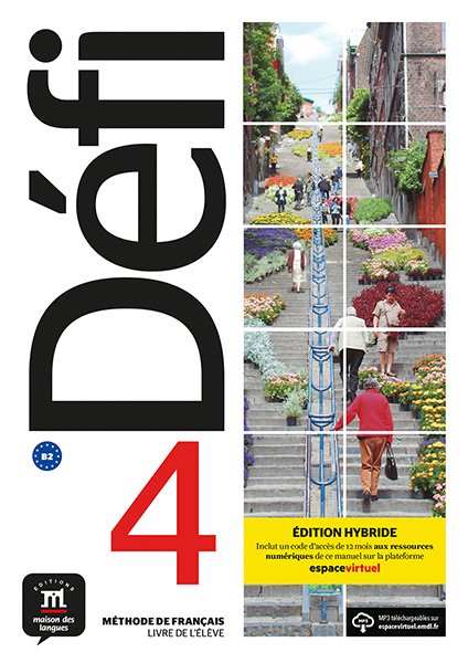 Défi 4 – Édition hybride – Livre de l’élève + audio MP3 - 9788419236579 - front cover