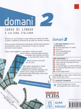 Domani 2 - Book + online audio + video. A2 - 9788861822610 - back cover