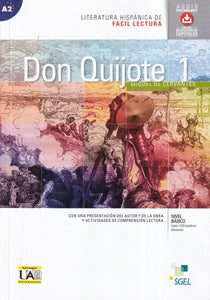 Don Quijote 1 + audio download. A2 - 9788497788861 - front cover