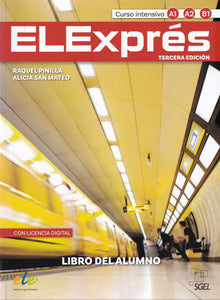 ELExpres - Libro del alumno - con licencia digital. A1 A2 B1 - 9788419065377 - front cover