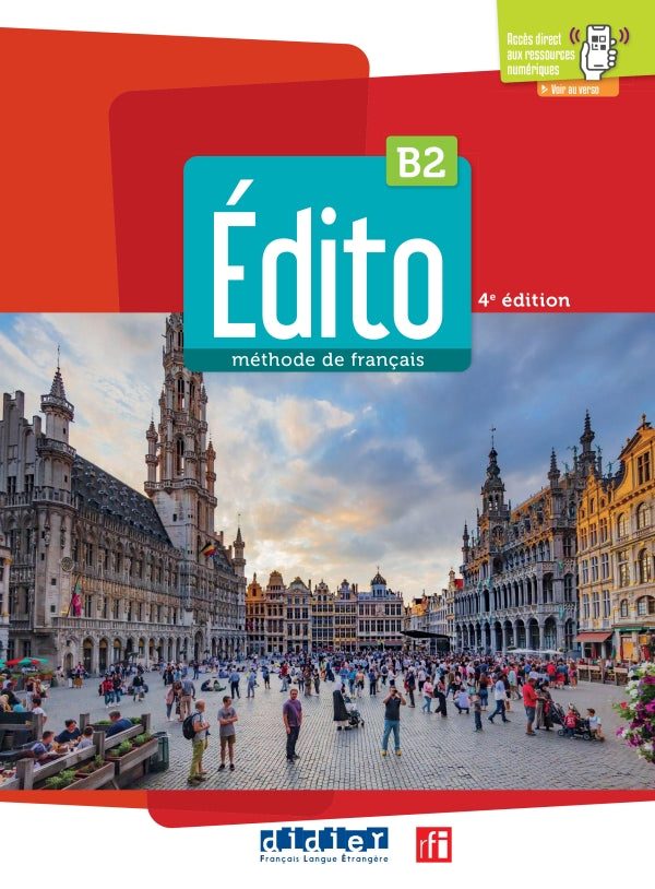 Edito B2 - 4e edition - Livre + didierfle.app - 9782278103669 - Front cover