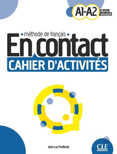 En contact - Niveaux A1/A2 - Cahier d'activités + audio téléchargeable - 9782090358131 - front cover