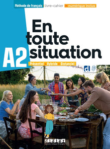 En toute situation A2 - Livre-cahier + didierfle.app - 9782278114245 - front cover