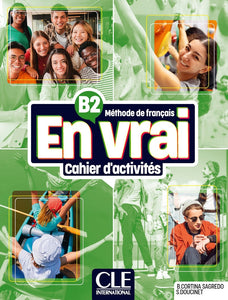 En vrai - Niveau B2 - Cahier d'activités + Audio en ligne - 9782090398106 - front cover