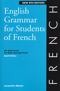 English Grammar for Students of French - 9780934034586 - front cover
