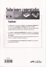 Especial DELE A2. Curso completo. Soluciones comentadas y transcripciones - 9788490817209 - back cover