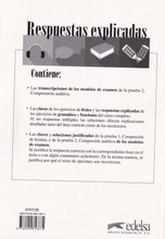 Especial DELE B1. Curso completo. Transcripciones y respuestas explicadas - 9788490816875 - back cover