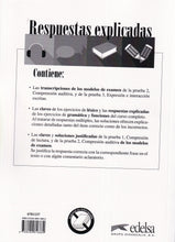 Especial DELE B2 curso completo. Libro de respuestas explicadas y transcripciones - 9788490816882 - back cover