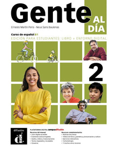Gente al día 2 - Edición para estudiantes: libro + entorno digital - 9788411575676 - front cover