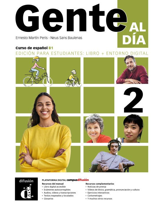 Gente al día 2 - Edición para estudiantes: libro + entorno digital - 9788411575676 - front cover