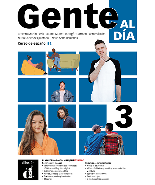 Gente al día 3. Edición híbrida para estudiantes. B2 - 9788411575706 - front cover