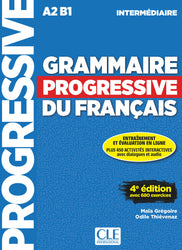 Grammaire progressive du français - Niveau intermédiaire (A2/B1) - Livre + CD + Appli-web - 4ème édition