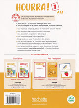 Hourra 1 !  A1.1 - Livre et cahier - 9782017211778 - back cover