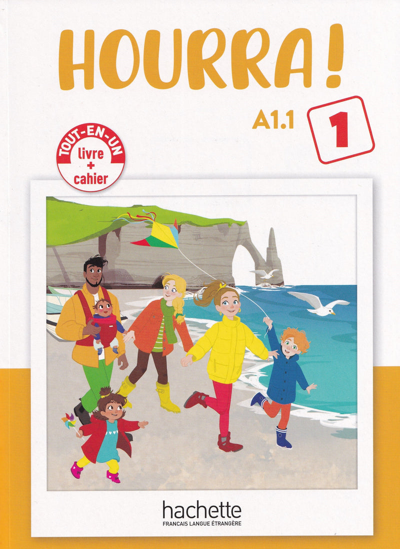 Hourra 1 !  A1.1 - Livre et cahier - 9782017211778 - front cover