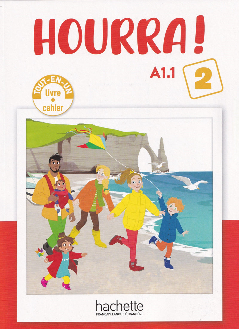 Hourra ! 2. A1.1 - Livre et cahier - 9782017211761 - front cover