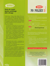 Hurra! Po Polsku 3 WORKBOOK - Zeszyt cwiczen. Book + online audio + app. - 9788367351140 - back cover