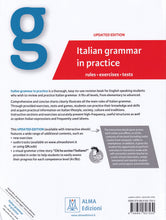 Italian grammar in practice - book + interactive ebook - A1 & B2 - 9788861827530 - back cover