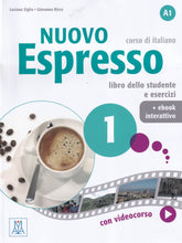 Nuovo Espresso 1 - book + interactive ebook + audio download - A1 - 9788861826724 - front cover