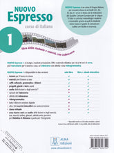 Nuovo Espresso 1 - book + interactive ebook + audio download - A1 - 9788861826724 - back cover