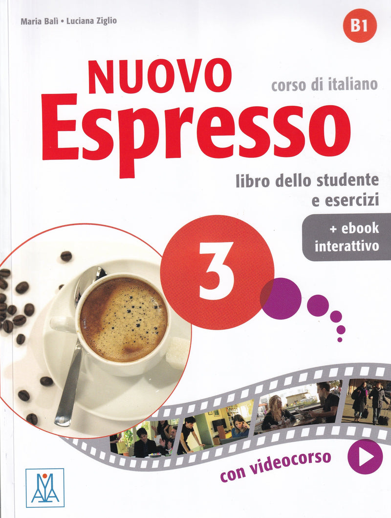 Nuovo Espresso 3 - book + interactive ebook + audio download - B1 - 9788861826847 - front cover