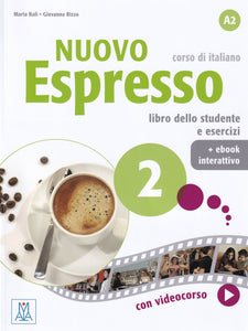 Nuovo Espresso 2 - book + interactive ebook + audio download - A2 - 9788861826809 - front cover