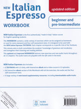 NEW Italian Espresso 1 - Workbook + audio - A1 - A2 - 9788861827288 - back cover