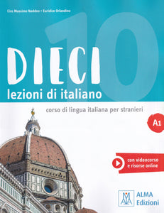 DIECI A1 - book + online audio + video - 9788861826212 - front cover