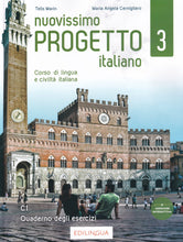 Nuovissimo Progetto italiano 3 + IDEE online code - Quaderno degli esercizi. C1- 9788831496001 - front cover