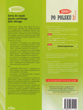 Hurra! Po Polsku 3 WORKBOOK - Zeszyt cwiczen. Book + online audio + app. - 9788367351140 - back  cover
