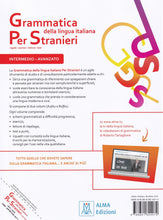Grammatica della lingua italiana Per Stranieri : Libro 2 - Intermedio Avanzato - 9788861824072 - back cover