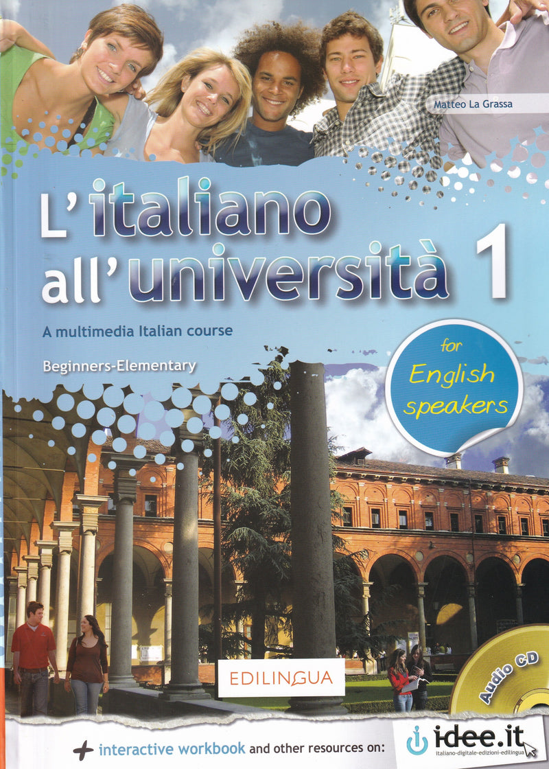 L'italiano all'universita' 1 for English speakers+ online access code + audio CD - 9789606931246 - Front Cover