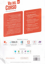 Via del Corso A1 + online IDEE access code - 9788898433636 - Back Cover