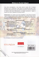 Primiracconti : Mistero in Via dei Tulipani. Book + audio CD (A1-A2) - 9789606930157 - back cover