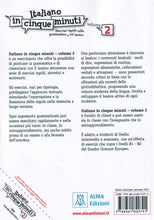 Italiano in cinque minuti 2 - 9788861820791 - Back Cover