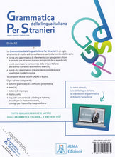 Grammatica della lingua italiana Per Stranieri. Book 1 + online video. A1-A2 - 9788861824065 - back cover
