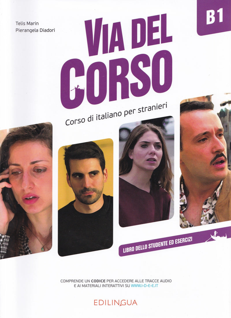 Via del Corso B1 - Libro dello studente ed esercizi + IDEE online code - 9788899358433 - front cover