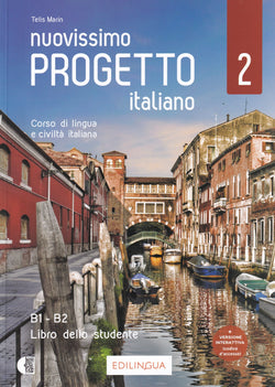 Nuovissimo Progetto italiano 2 + IDEE online code - Libro dello studente. B1-B2 - 9788899358754 - Front Cover