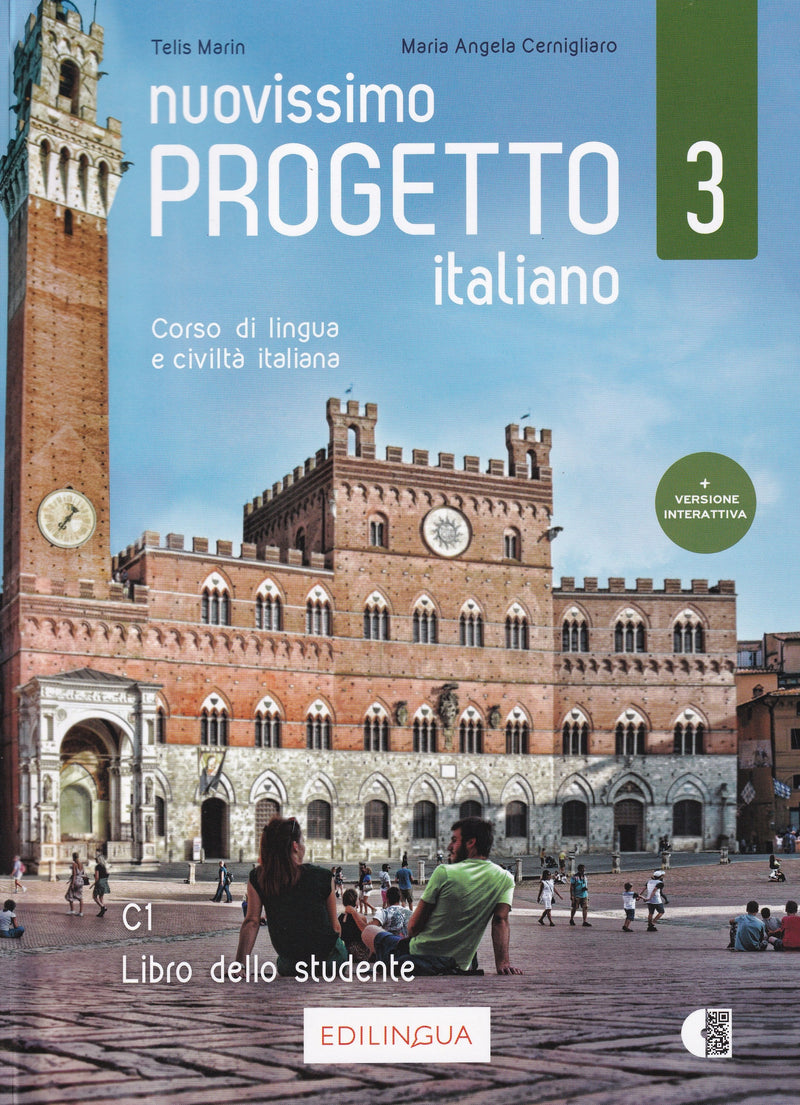 Nuovissimo Progetto italiano 3 + IDEE online code - Libro dello studente. C1 - 9788899358983 - Front Cover