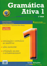 Gramatica Ativa 1 - Brazilian Portuguese course - with audio download - A1/A2/B1 -9789727579310 - front cover