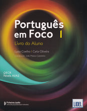 Português em Foco 1 - Livro do Aluno + audio download - A1/A2 - 9789897523793 - front cover