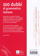 100 dubbi di grammatica italiana - 9788861826021 - Back cover