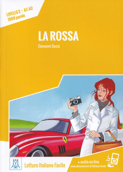 Italiano facile : La rossa. Book+ online audio. A1/A2 - 9788861823709 - front cover