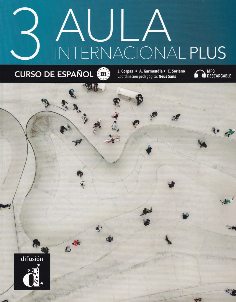 Aula Internacional Plus 3 - Libro del alumno + MP3 audio download. B1 - 9788418032226 - front cover
