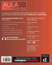 Aula Internacional Plus 1 - Libro del alumno - 9788418032189 - back cover